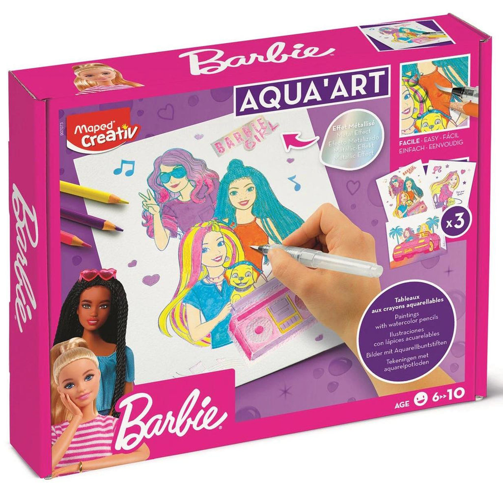 Barbie aqua art