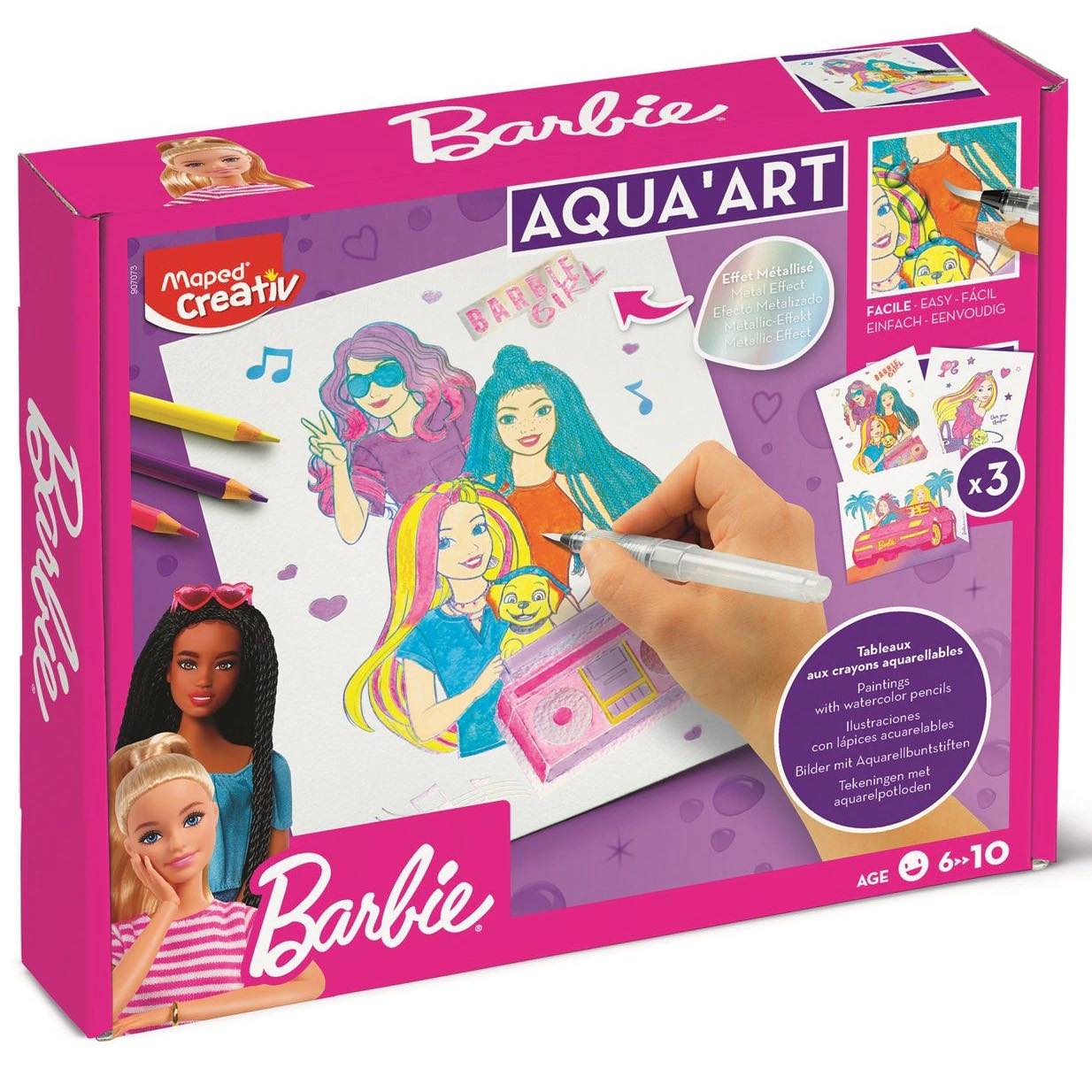 Barbie aqua art