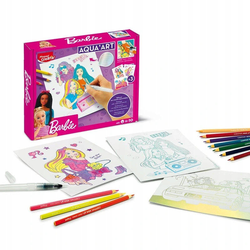 Barbie aqua art
